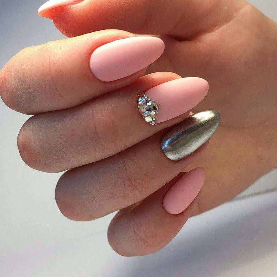 дизайн ногтей на короткие ногти матовые